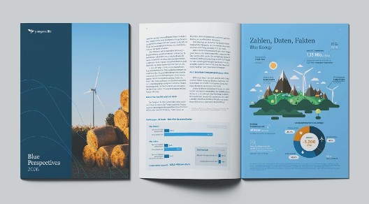 Ausschnitt des Jahresmagazins Blue Perspectives